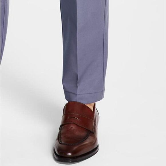 Michael Kors Men's Ash Blue Cotton Stretch Major Classic Dress Pants Size 36x29 - Picture 6 of 6